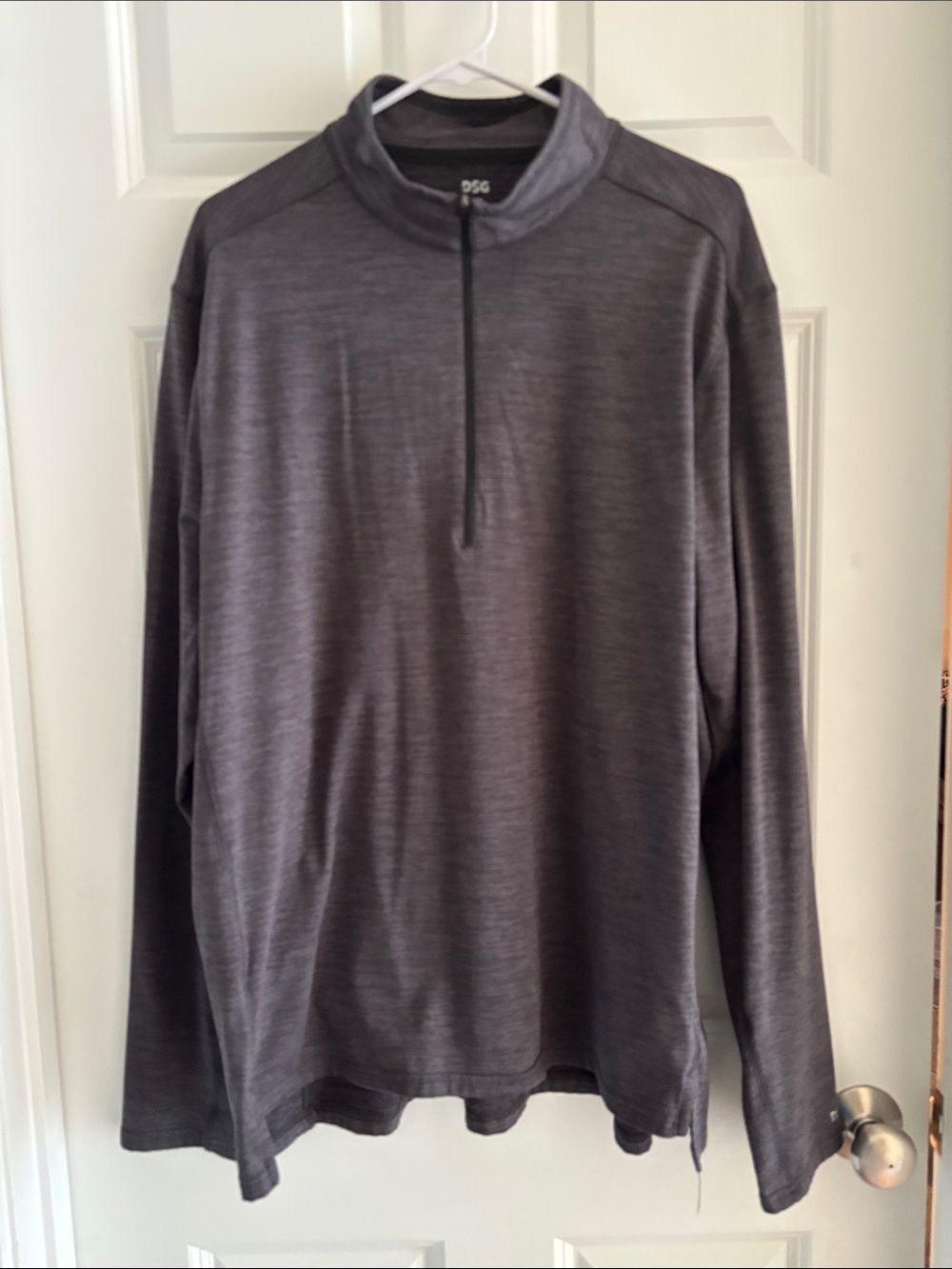Men’s DSG Charcoal Half-Zip Pullover Mid-weight Shirt